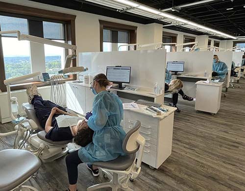 Patients receiving care at the Lincoln Memorial University College of Dental Medicine