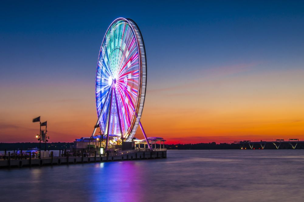 Capital Wheel Sunset Image