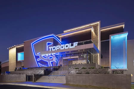 Topgolf (front of building)